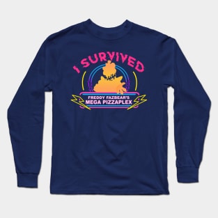 I Survived Freddy Fazbear's Mega Pizzaplex Long Sleeve T-Shirt